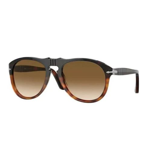 Persol PO0649 116051 52 Dark Brown-light Brown Tortoise/brown Sunglasses