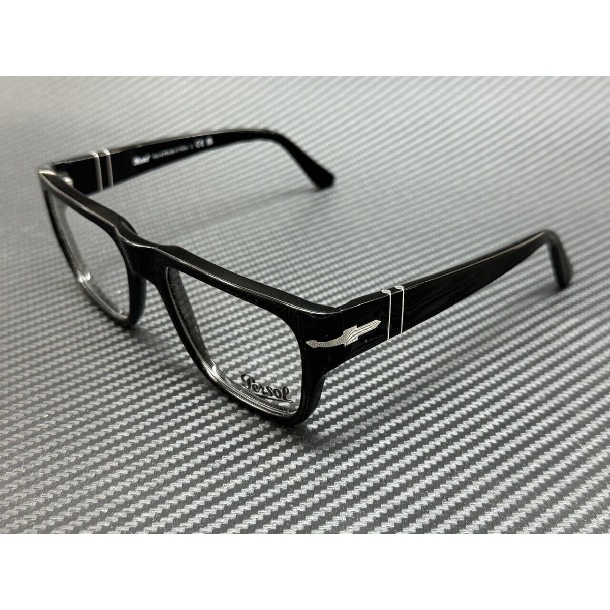 Persol PO3348V 95 Black Unisex 55 mm Eyeglasses