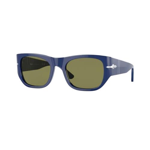 Persol Sunglasses PO3308S 1170P1 51 Blue Frame Green Lens