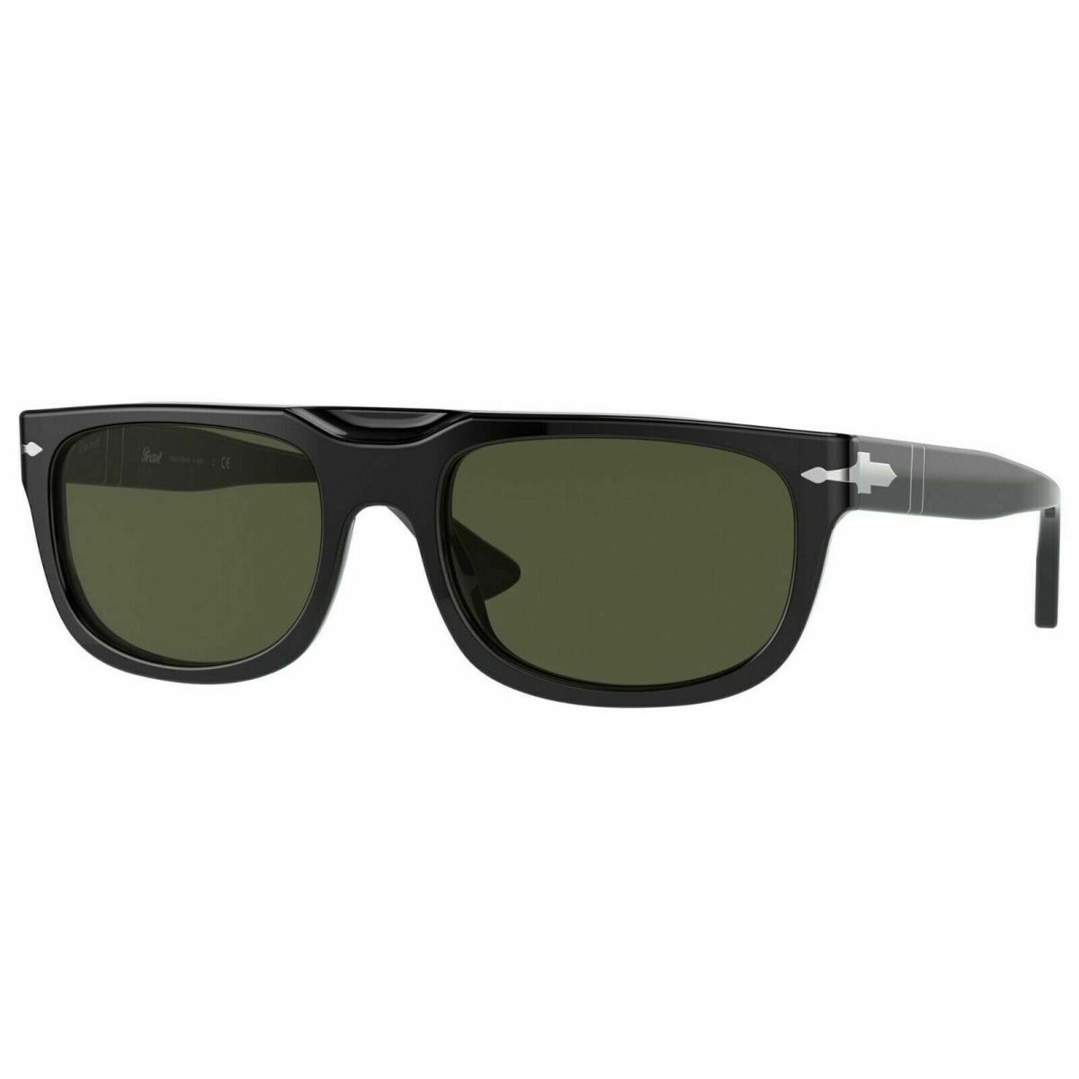 Persol Sunglasses PO3271S 95/31 55 Black Frame /green Lens Sunglasses