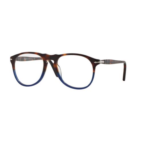 Persol Terra e Oceano PO9649V 1022 Tortoise Aviator Eyeglasses Frames Optical