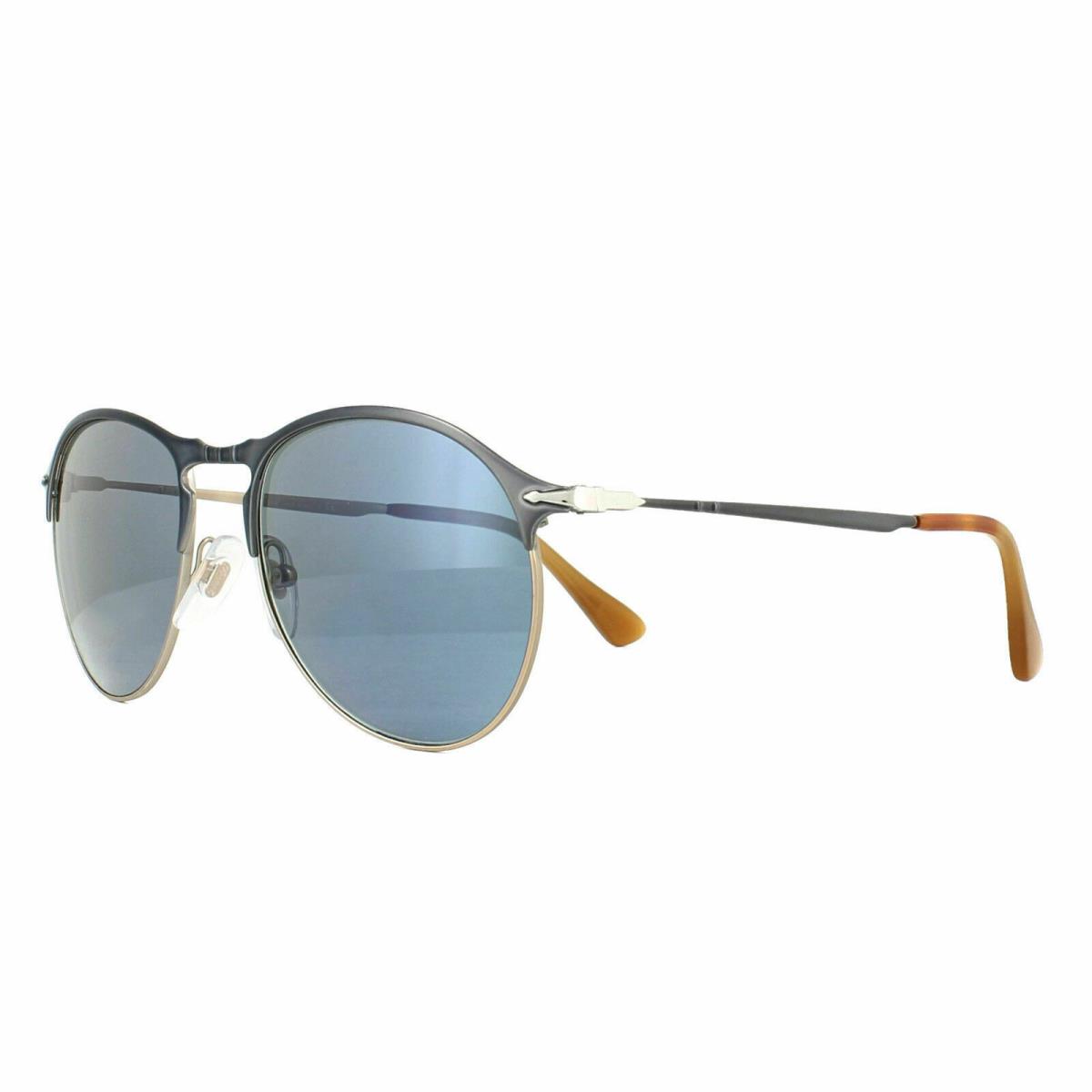 Persol Sunglasses PO7649S 107156 56 Blue Light Brown Light Blue 56mm