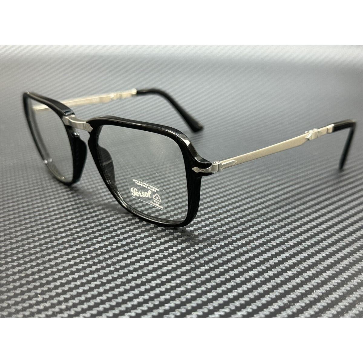 Persol PO3330S 95 GG Black Clear Photochromic Unisex 51 mm Eyeglasses