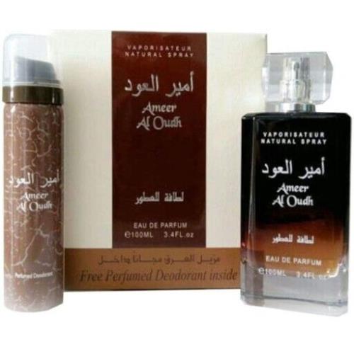 Lattafa Ameer AL Oudh Eau de Parfum Spray For Men 3.4fl Oz Exp.07/2027