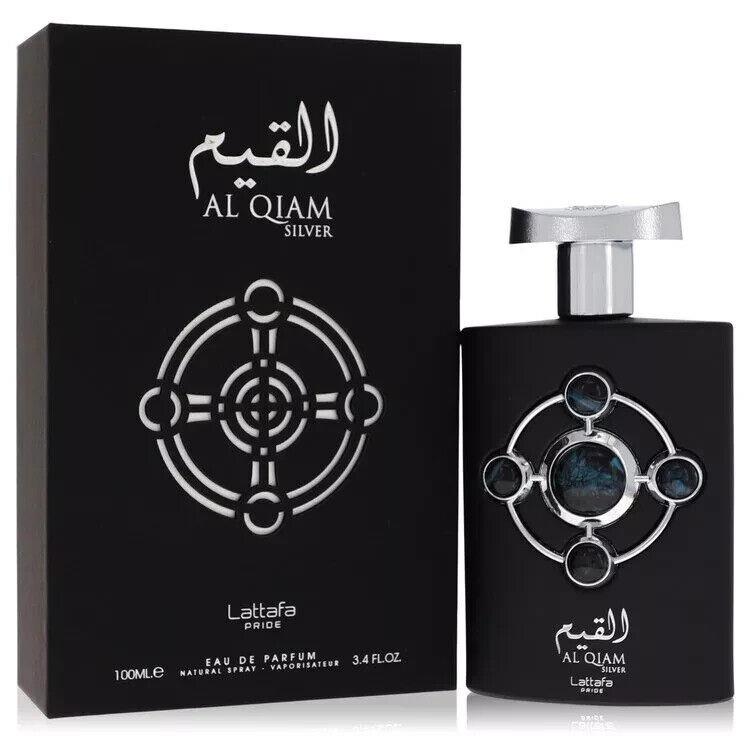 Lattafa Pride Al Qiam Silver by Lattafa Edp Spray 3.4 oz-100 ml For Men Seal