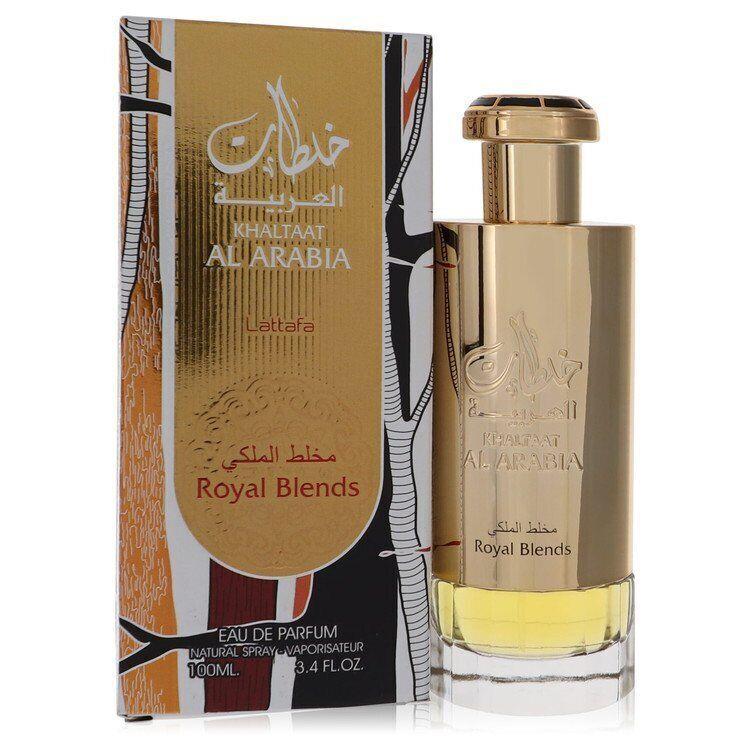 Khaltat Al Arabia By Lattafa Eau De Parfum Spray Royal Blends 3.4oz/100ml Men