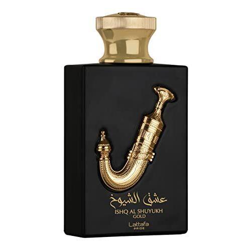 Lattafa Ishq Al Shuyukh Gold For Unisex Eau de Parfum Spray 3.4 Ounce