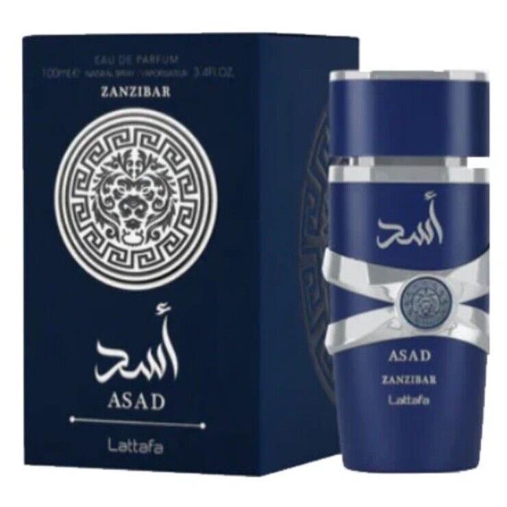 Lattafa Asad Zanzibar 3.4oz Eau de Parfum Spray For Men