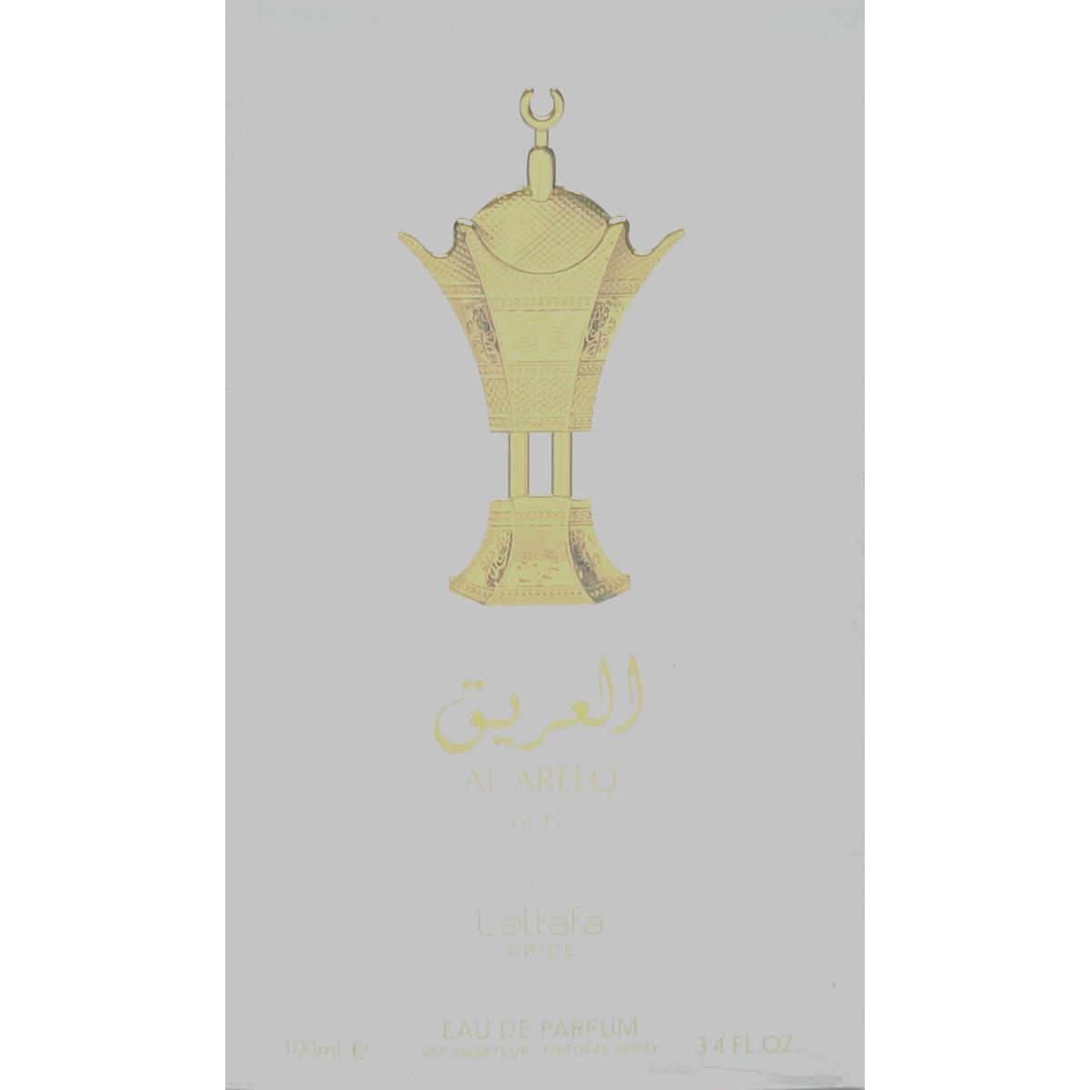 Lattafa AL Areeq Gold Eau DE Parfum Spray Unisex 3.4 Oz / 100 ml