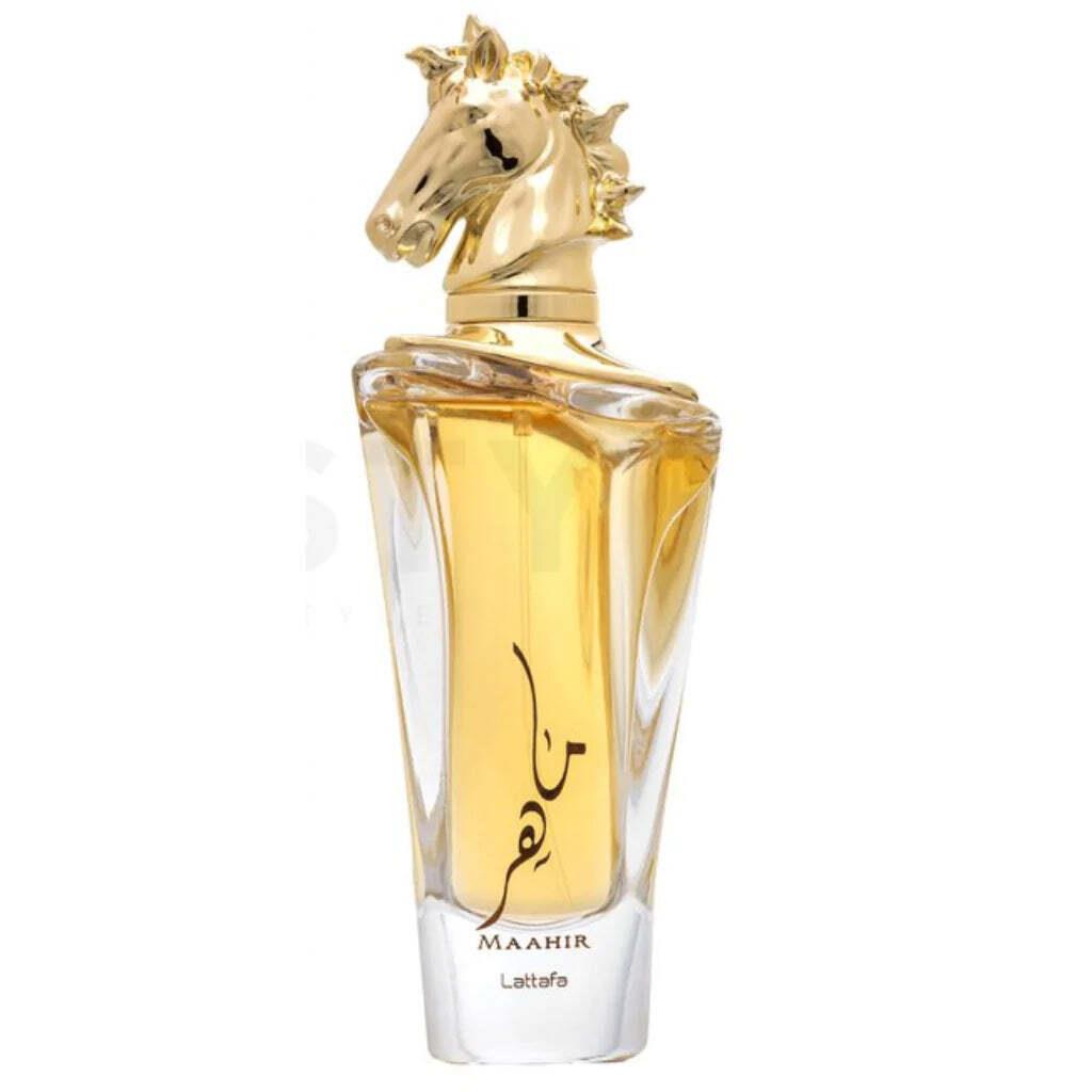 Maahir Edp - 100ML 3.4 oz by Lattafa with Velvet Pouch