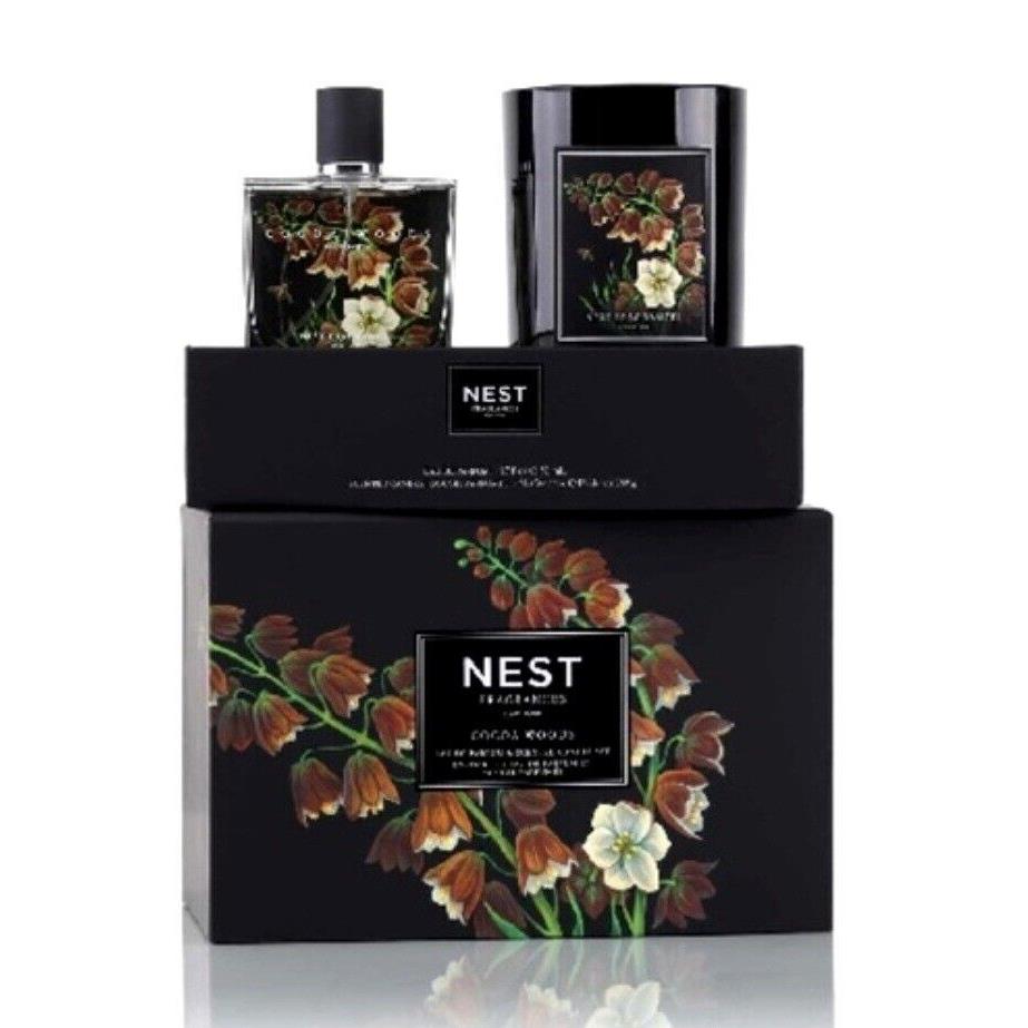 Nest Fragrances Cocoa Woods Eau de Parfum Scented Candle Set - Very Rare