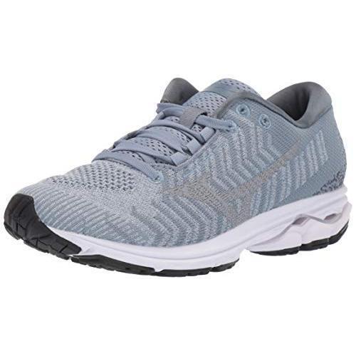 Mizuno Women`s Wave Rider 23 Waveknit Running Shoe Blue Fog-vapor Blue