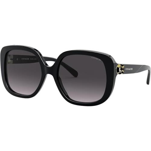 Coach Square Women`s Sunglasses HC8292 50028G Black 56mm