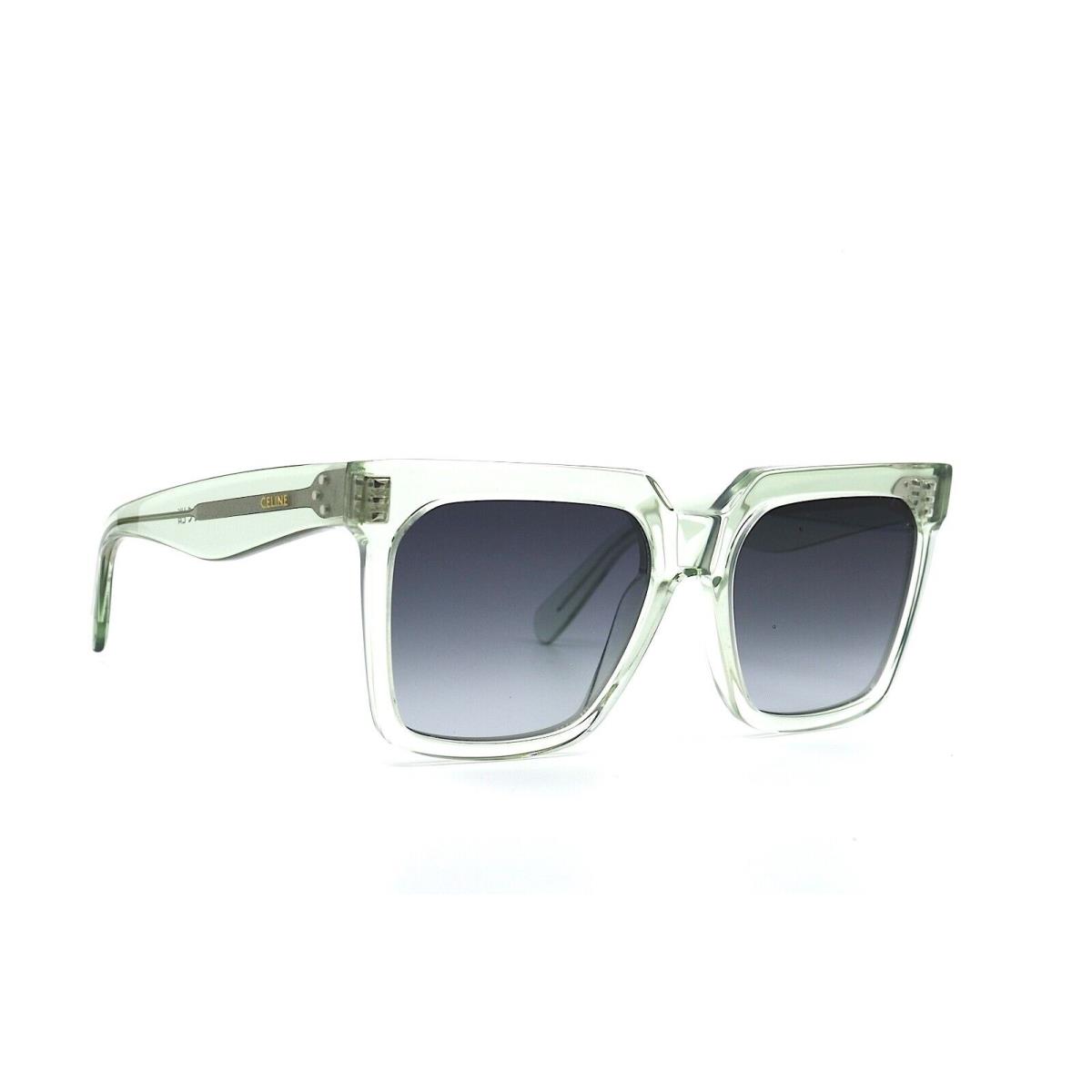 Celine Paris CL4055IN 93B Light Green Transparent Grey Sunglasses