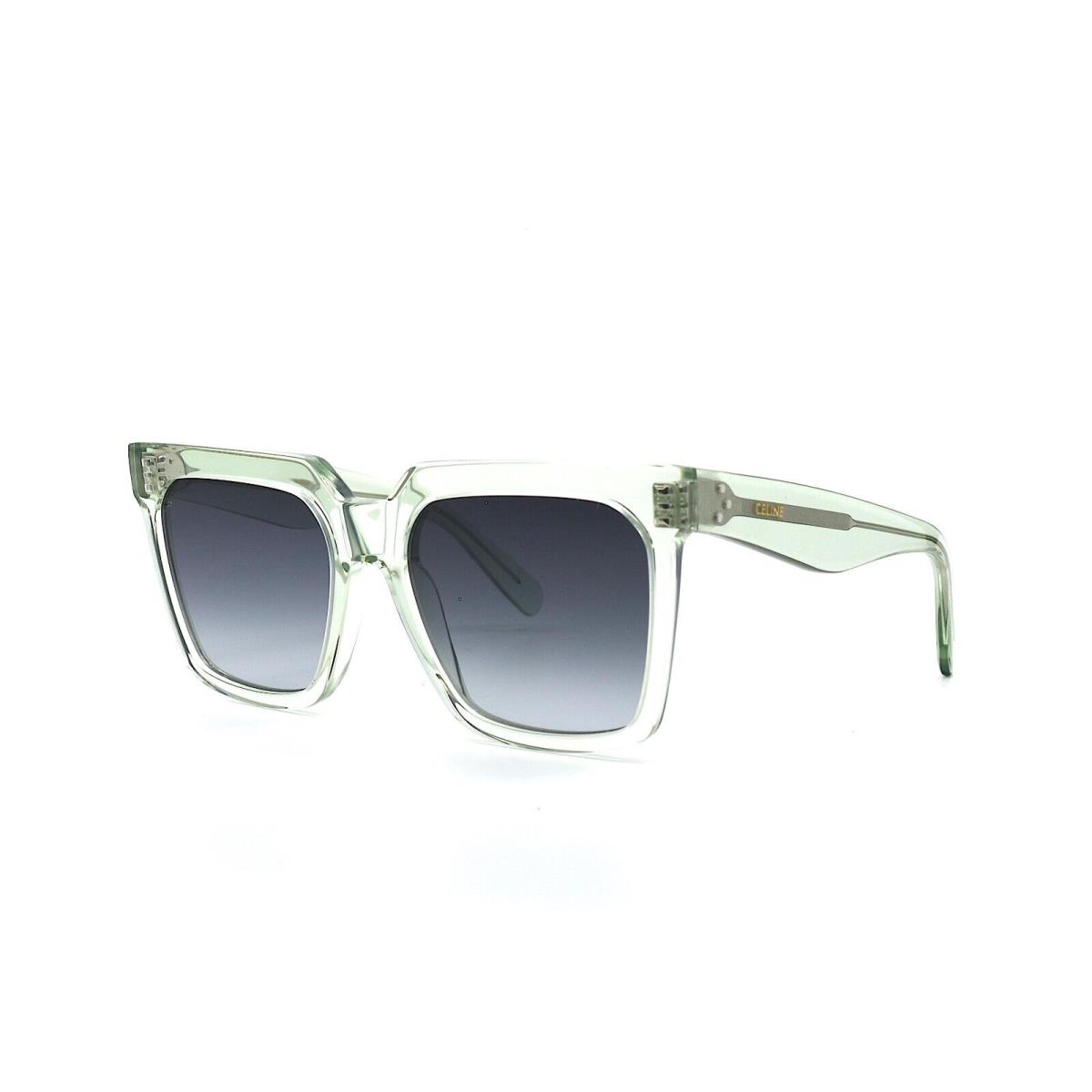 Celine CL4055IN 93B Transparent Green Grey Lens Women`s Sunglasses