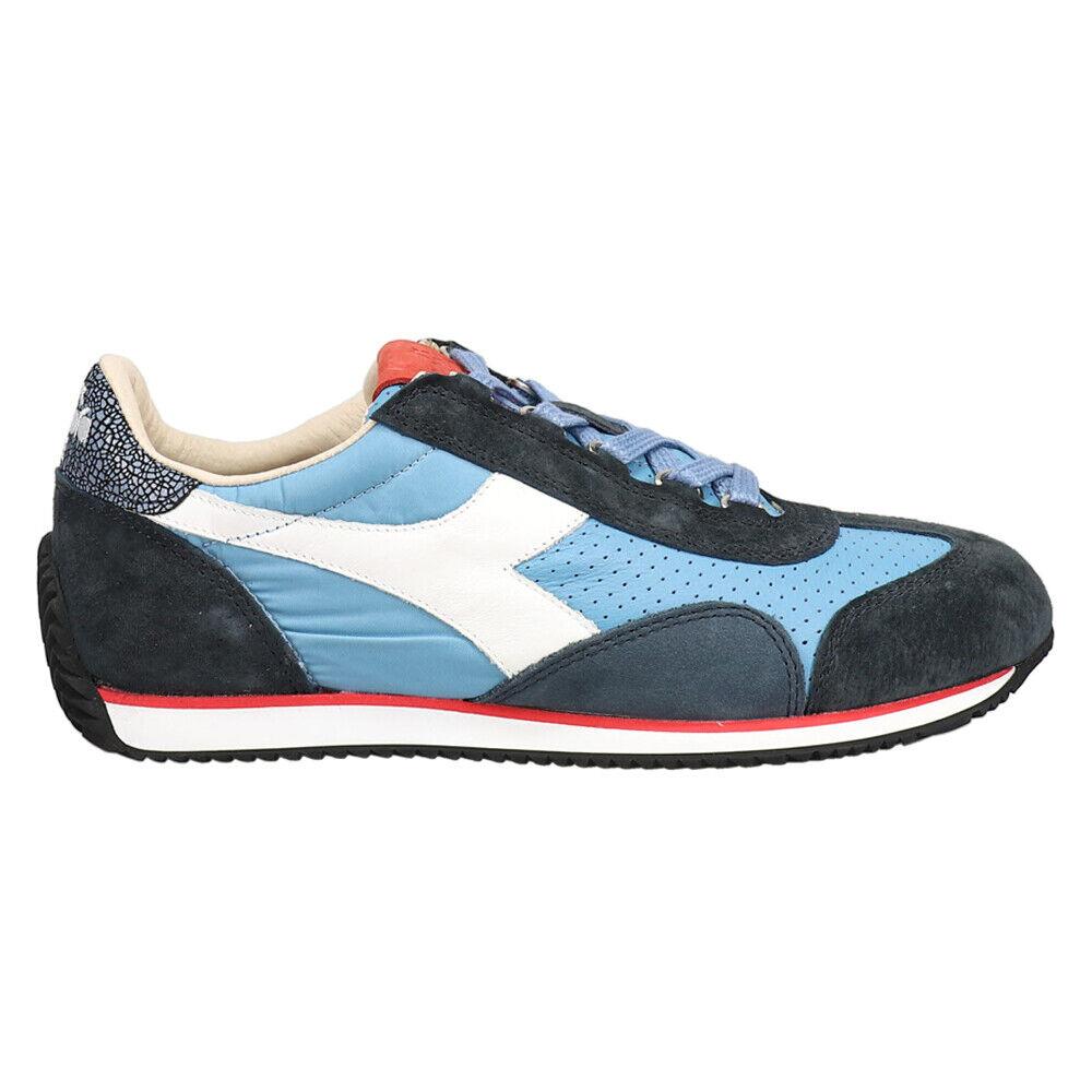 Diadora Equipe Italia Lace Up Mens Blue Sneakers Casual Shoes 177996-65071