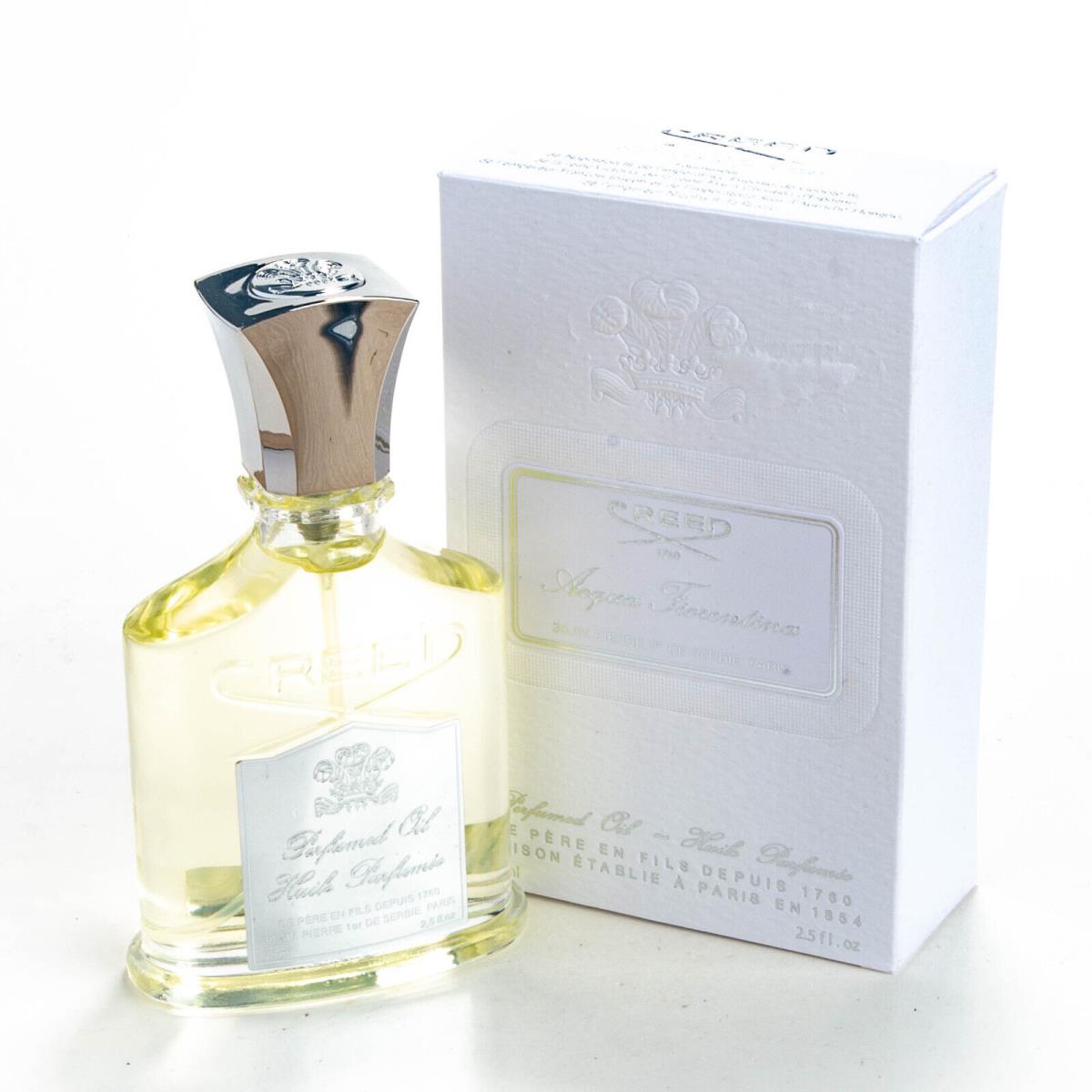 Creed Acqua Fiorentina Perfumed Oil Huile Parfumee 2.5OZ 75ml Box