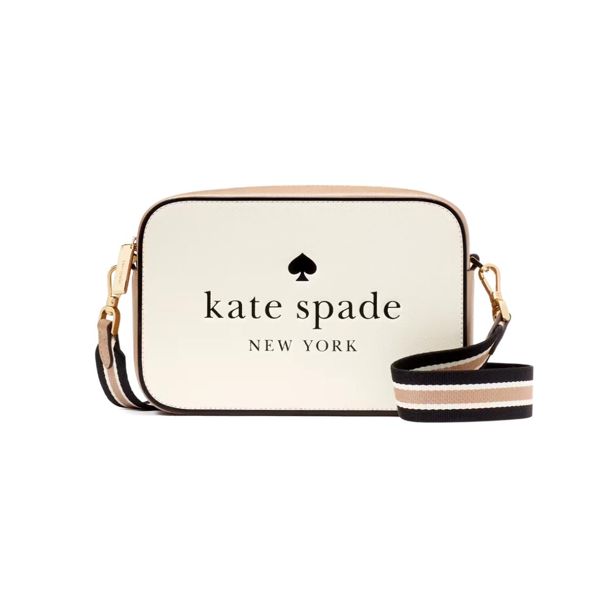 New Kate Spade Oh Snap Colorblock Mini Camera Bag Toasted Hazelnut Multi