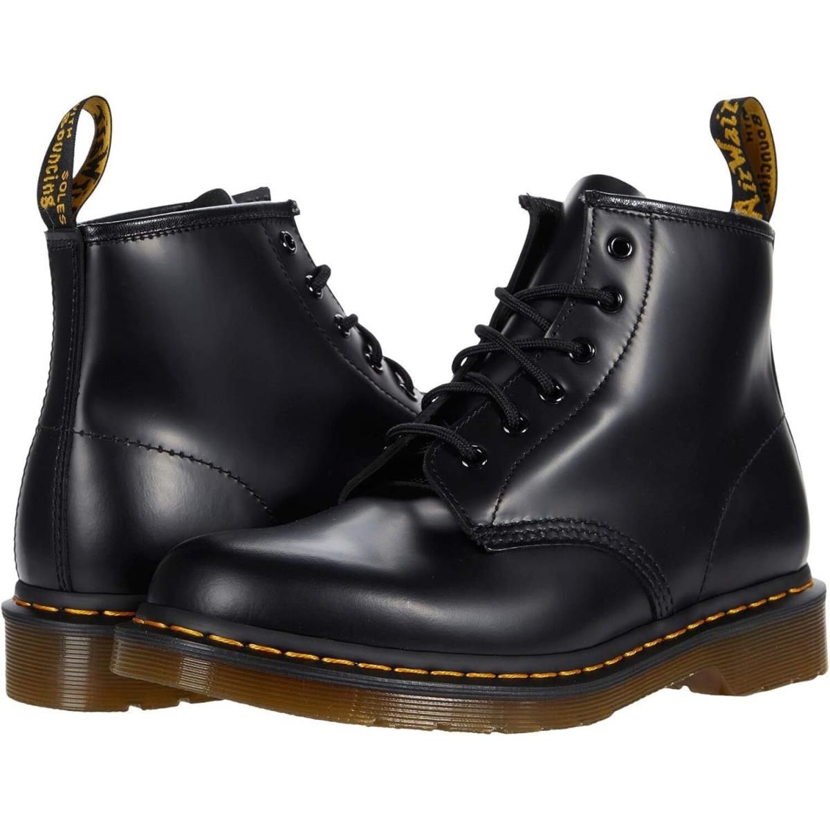 Dr. Martens Unisex 101 Yellow Stitch Boots