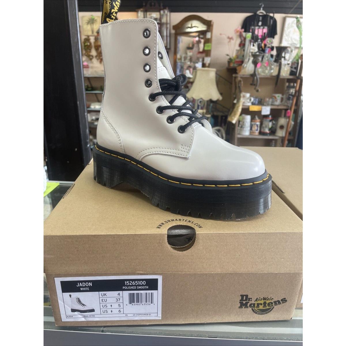 Dr. Martens Womens Jadon Zipper Ankle Fashion Combat Boots Shoes