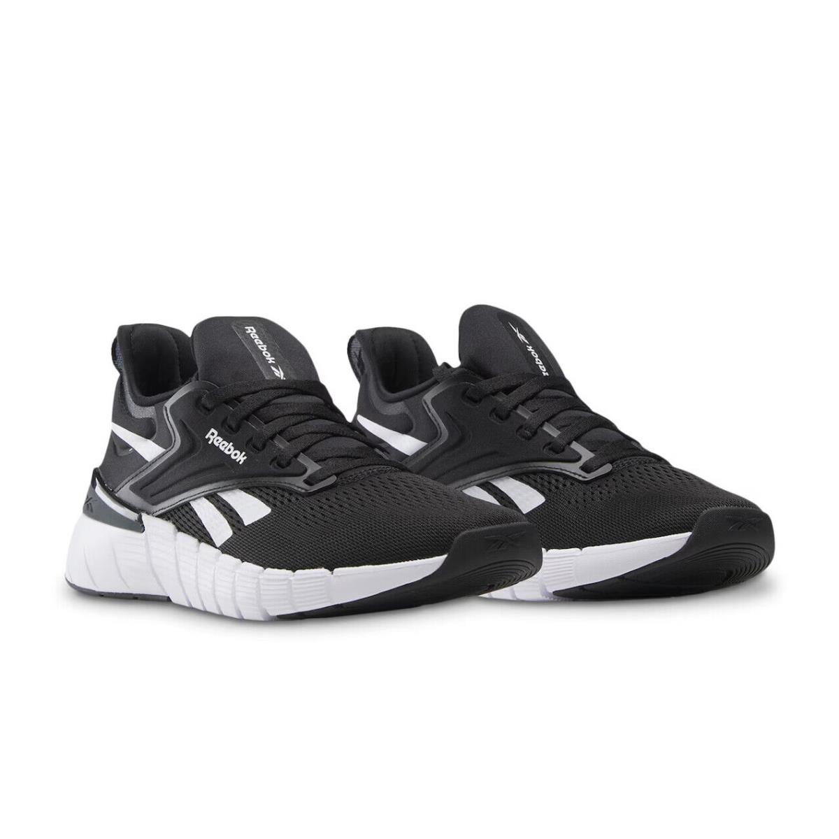 Womens Reebok Nano Gym Black White Mesh Training Shoes - Black