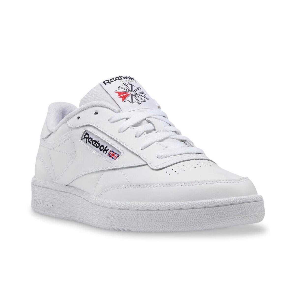 Mens Reebok Club C 85 White Leather Sneaker Shoes