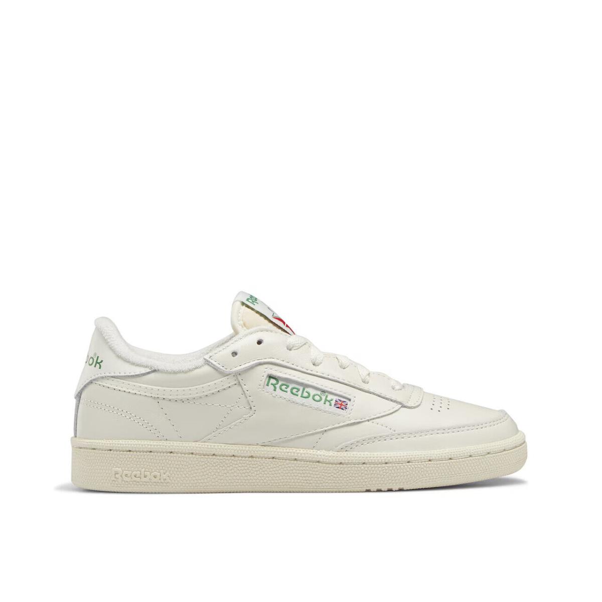 Womens Reebok Club C 85 Vintage Off White Leather Sneaker Shoes