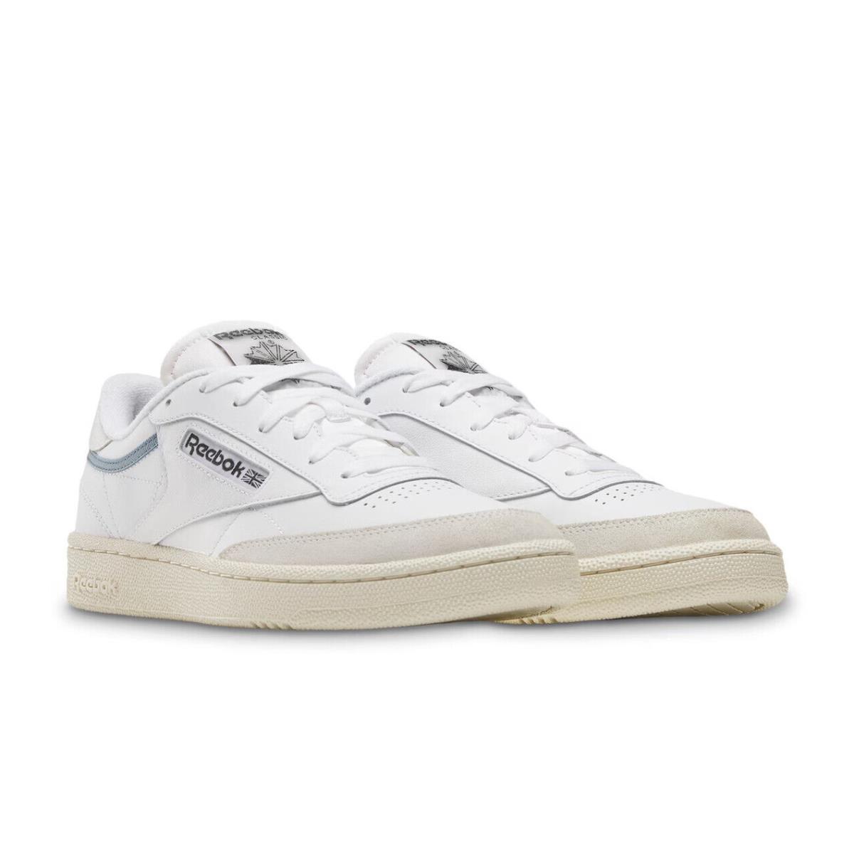 Womens Reebok Club C 85 White Leather Sneaker Shoes