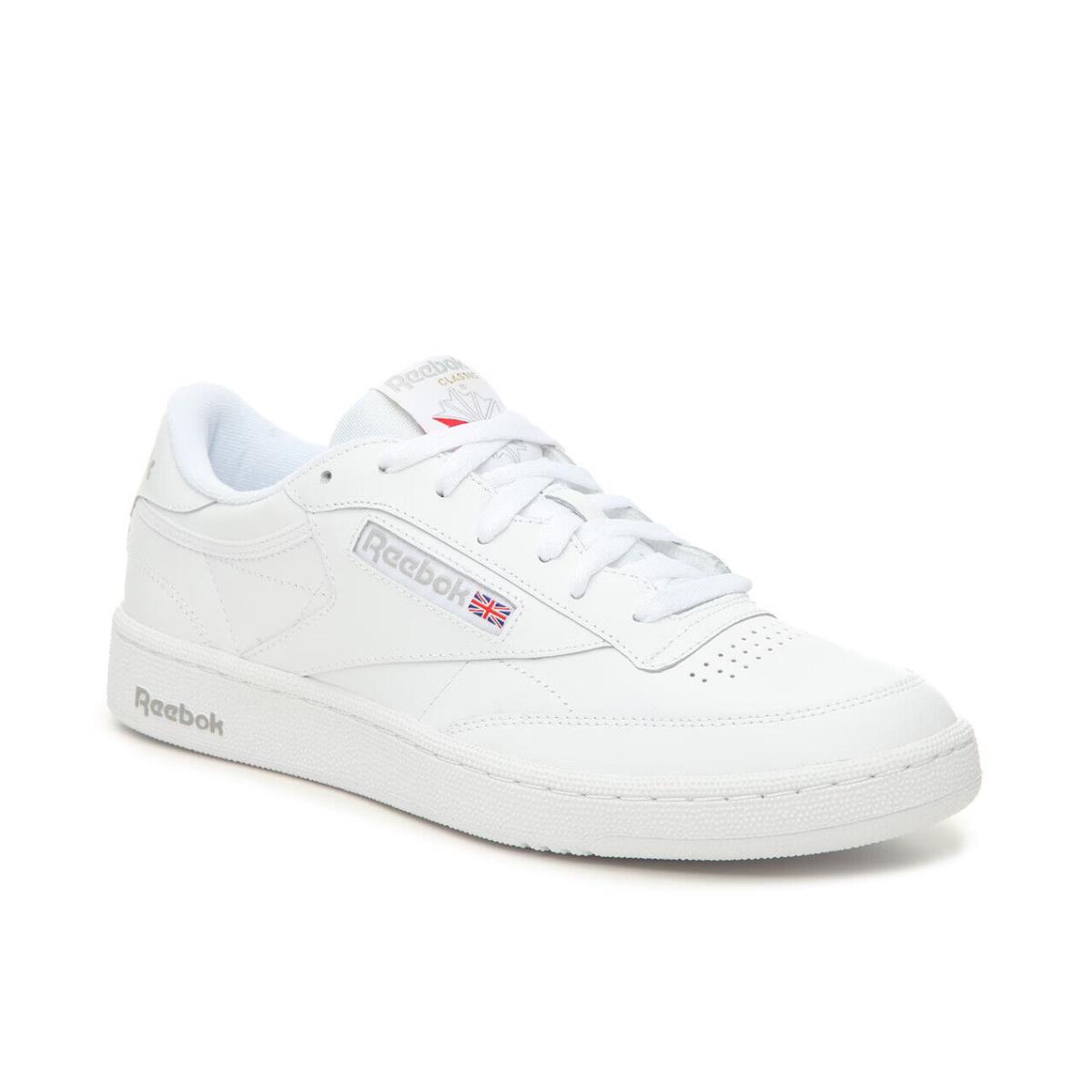 Mens Reebok Club C 85 White Leather Sneaker Shoes