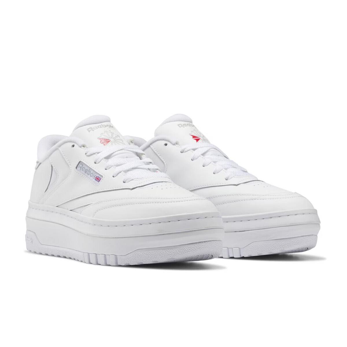 Womens Reebok Club C Extra White Leather Sneaker Shoes