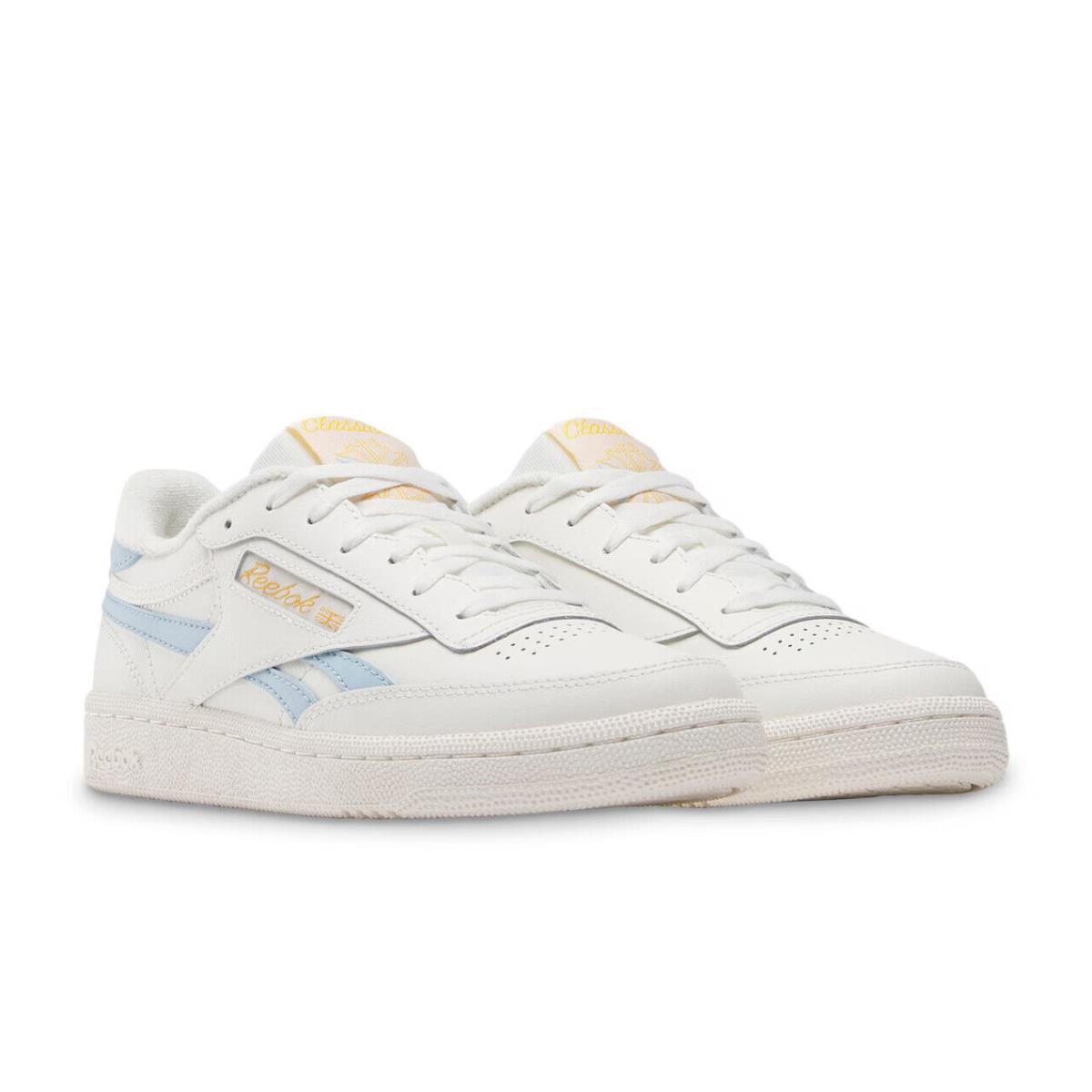 Womens Reebok Club C Revenge Off White Leather Sneaker Shoes - Ivory