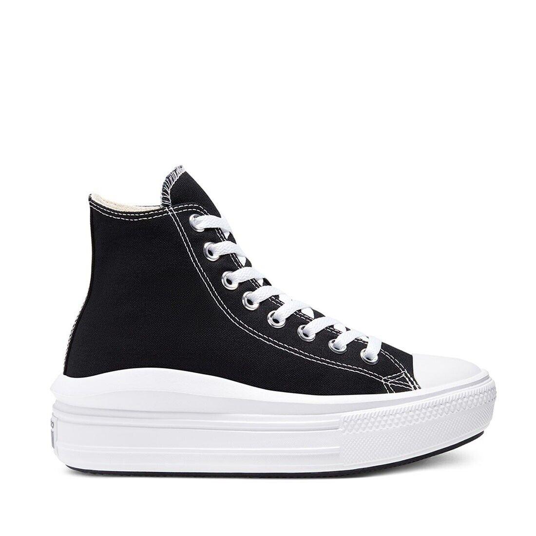 Converse 568497C Women`s Ctas High Platform in Black/natural Ivory/white- Medium - Black