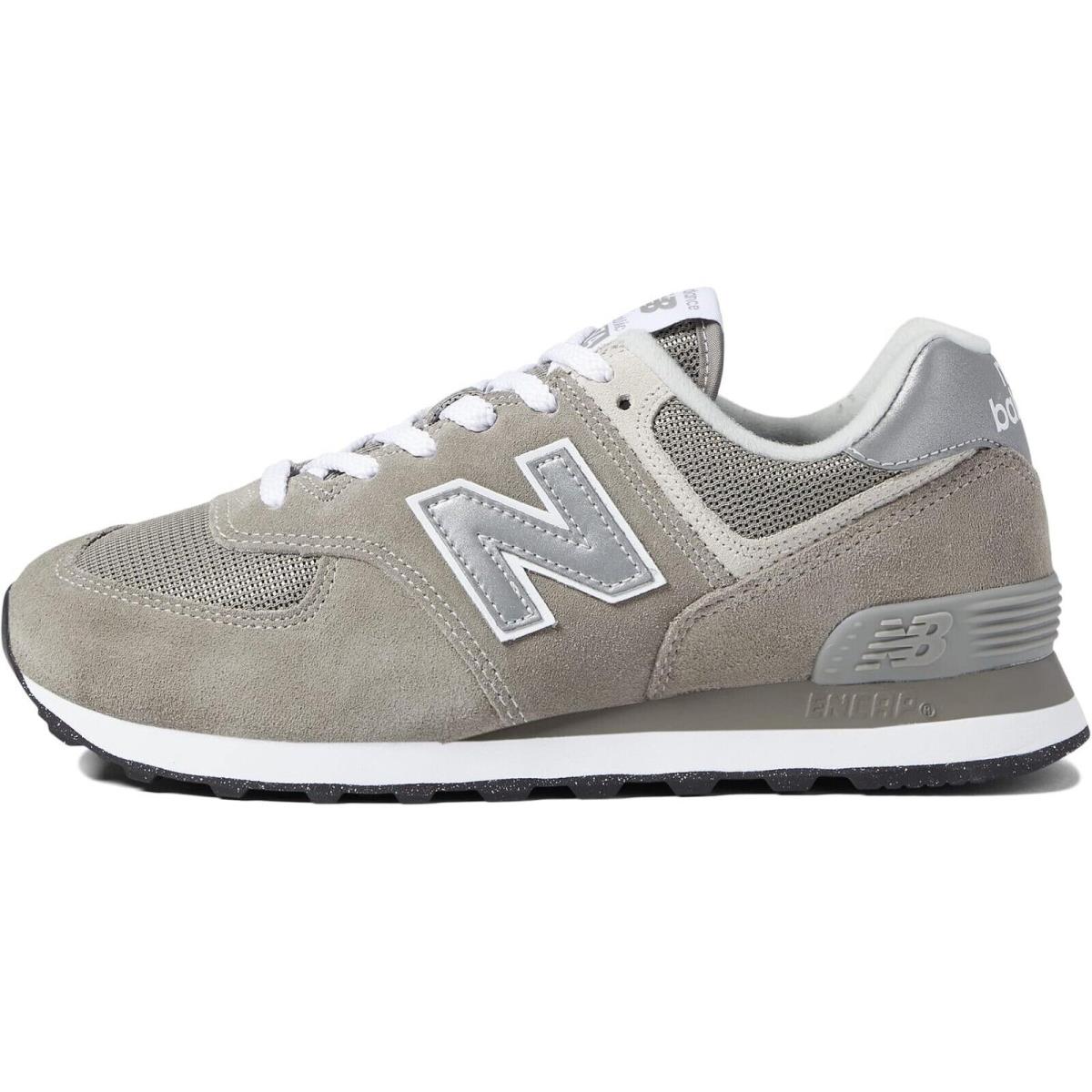 New Balance Womens 574 Core Grey White 11