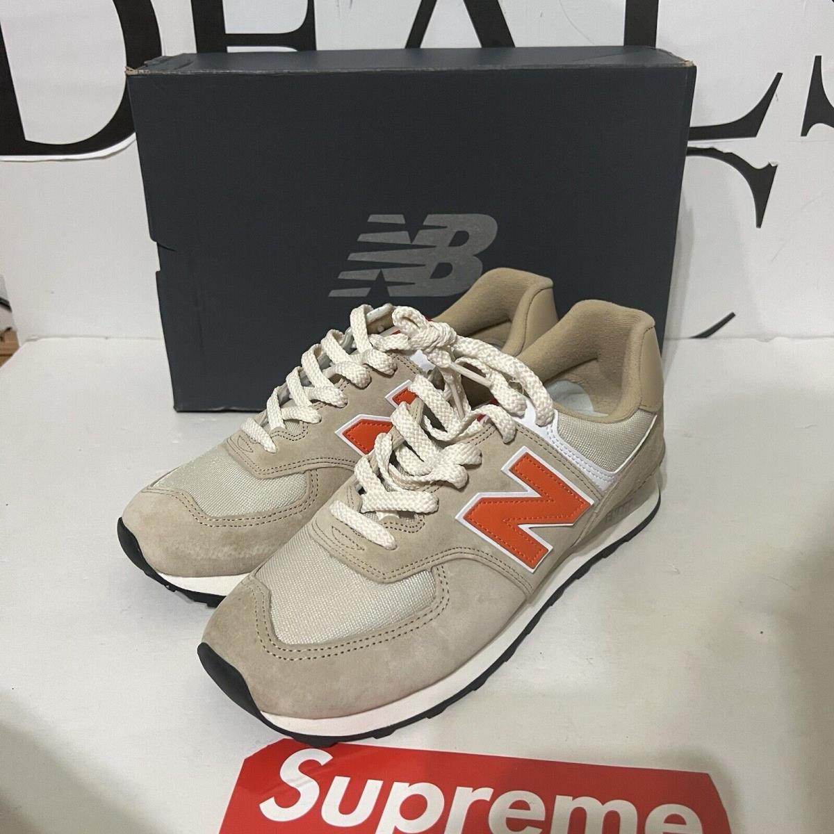 Size 10 New Balance 574 Beige Tan Orange Men s Classic Sneaker U574HBO