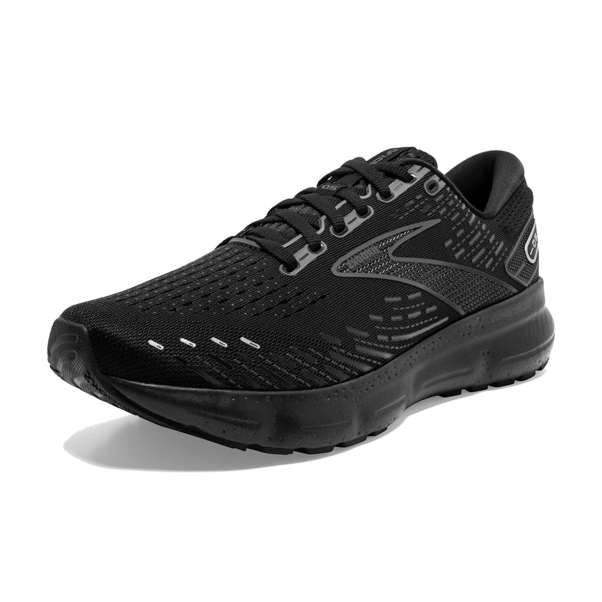 Brooks Men`s Glycerin 20 Neutral Running Shoe - Black/black/ebony - 9 Medium