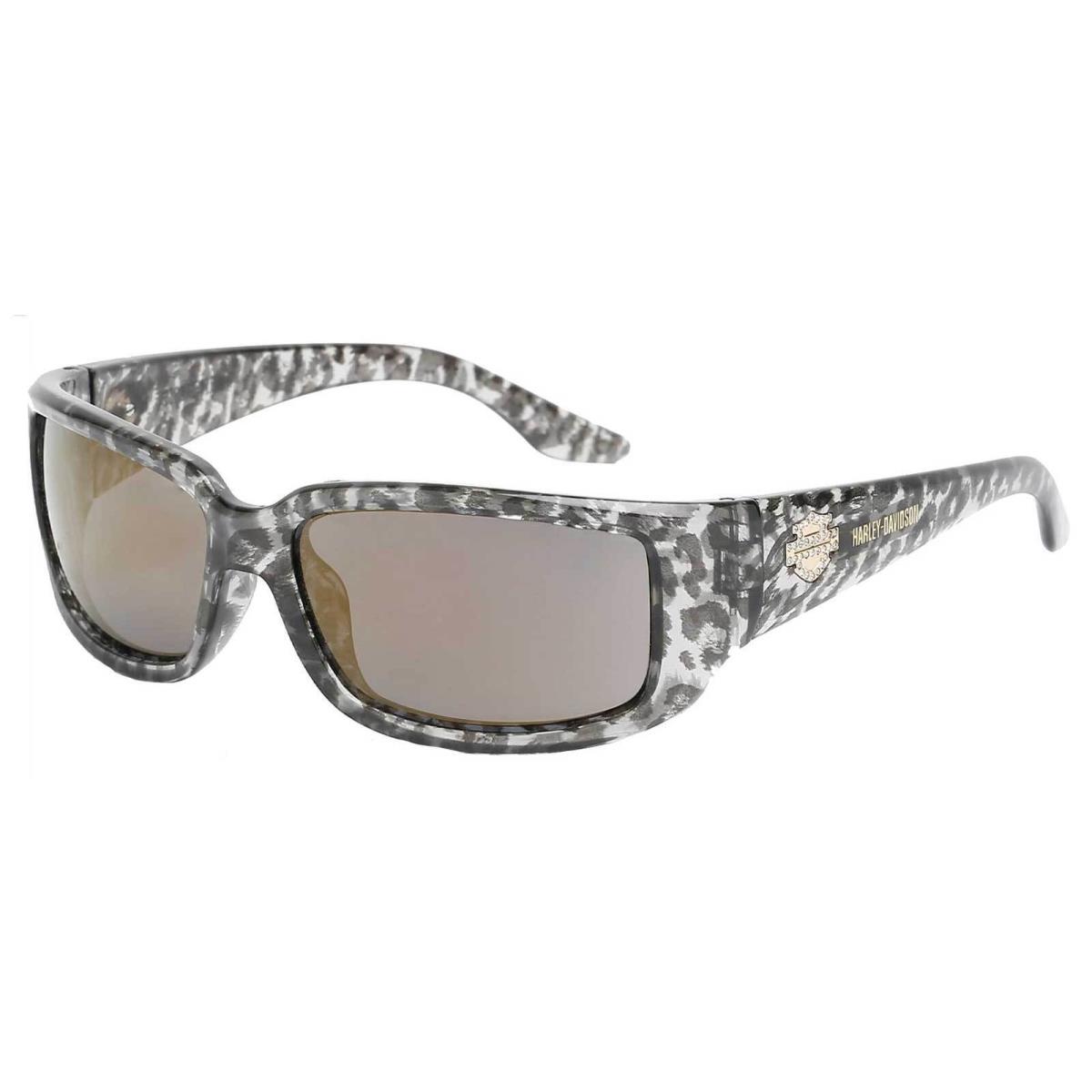 Harley-davidson Women`s Race Her Fashion Bling Sunglasses Cheetah Print Frames by Harley Davidson