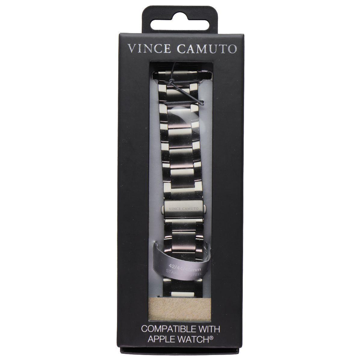 Vince Camuto Stainless Steel Watch Band For Apple Watch 42/44/45mm - Gunmetal