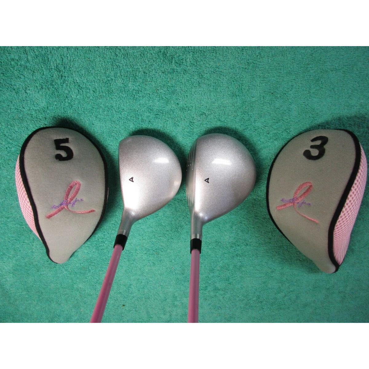 Ladies Wilson Hope 3 5 Woods W/hc`s - Flawless