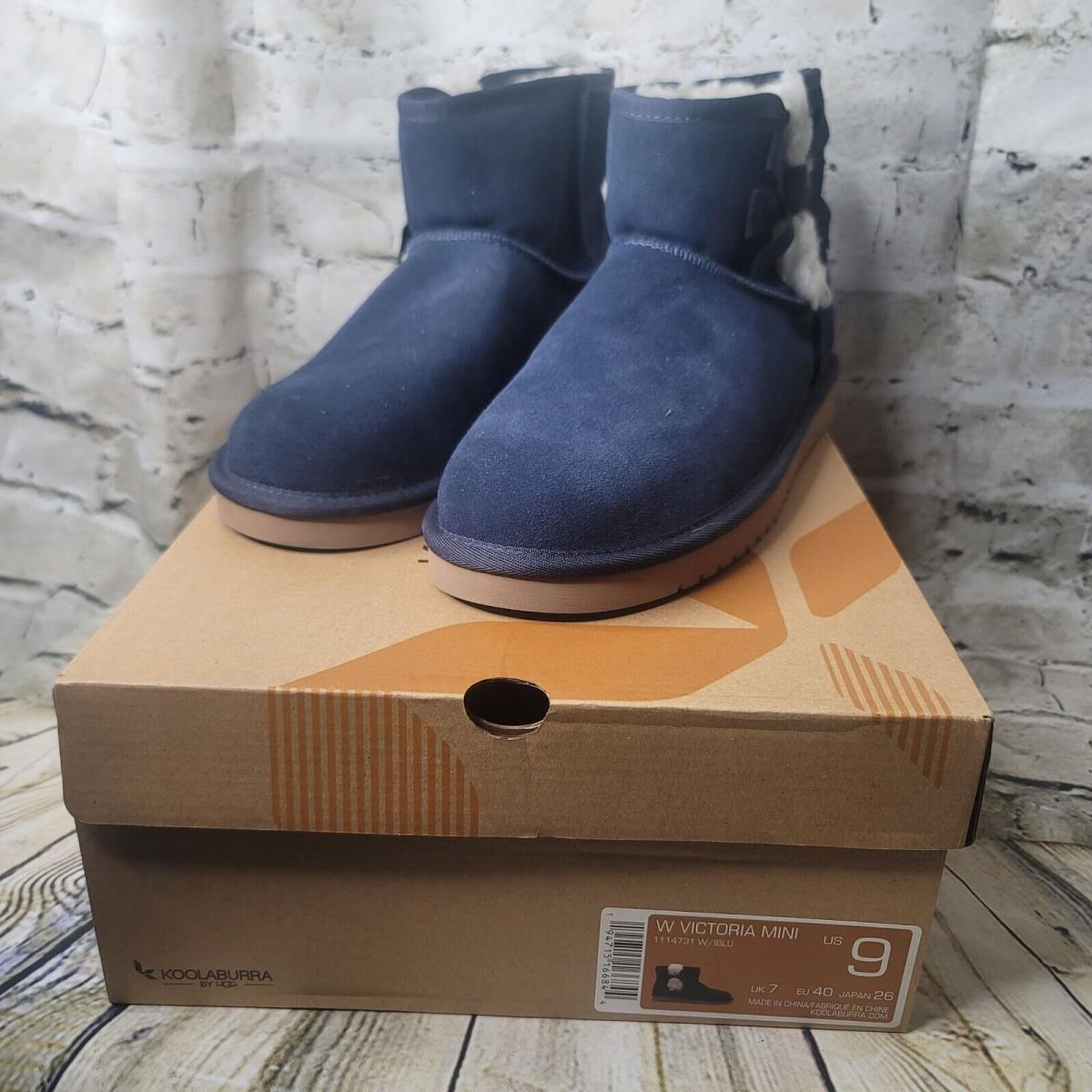 Koolaburra by Ugg Women`s Victoria Mini Boot Blue Size 9