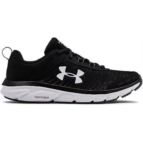 Under Armour Women`s Charged Assert 8 Running Shoe Black/white/white - 3021972-0