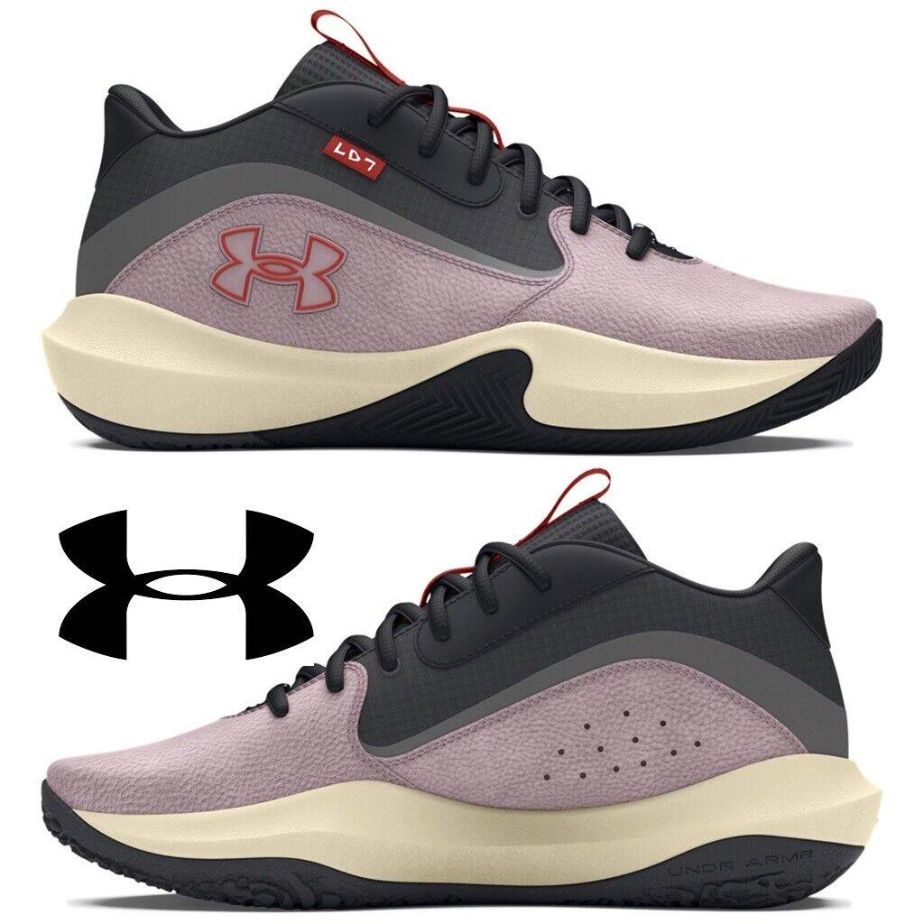 Under Armour Lockdown 7 Men`s Basketball Sneakers Running Training Workout Shoes