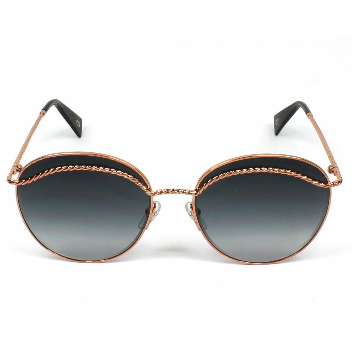 Marc Jacobs Round Sunglasses Marc 253/S DDB9O 58 Gold Copper Gray