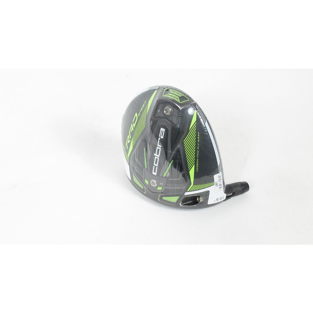 LH Cobra Radspeed 10.5 Degree Driver Head Only W/adapter 300176