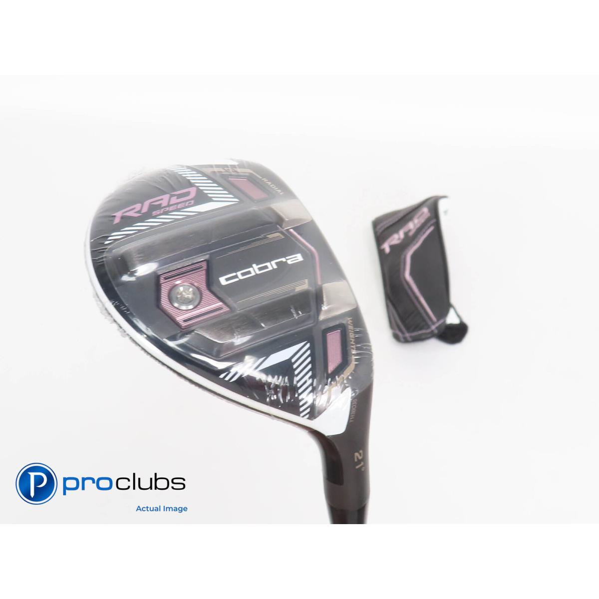 Ladies Cobra King Rad Speed 21 4 Hybrid w/ HC -recoil Ladies Flex- 316976