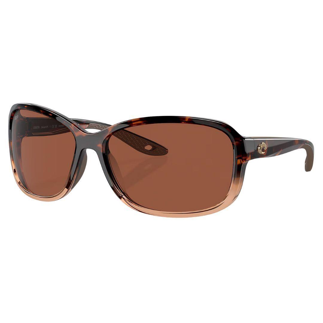 Costa Seadrift Shiny Tortoise with Fade Copper 580P Lens 6S9114 911406 58-15