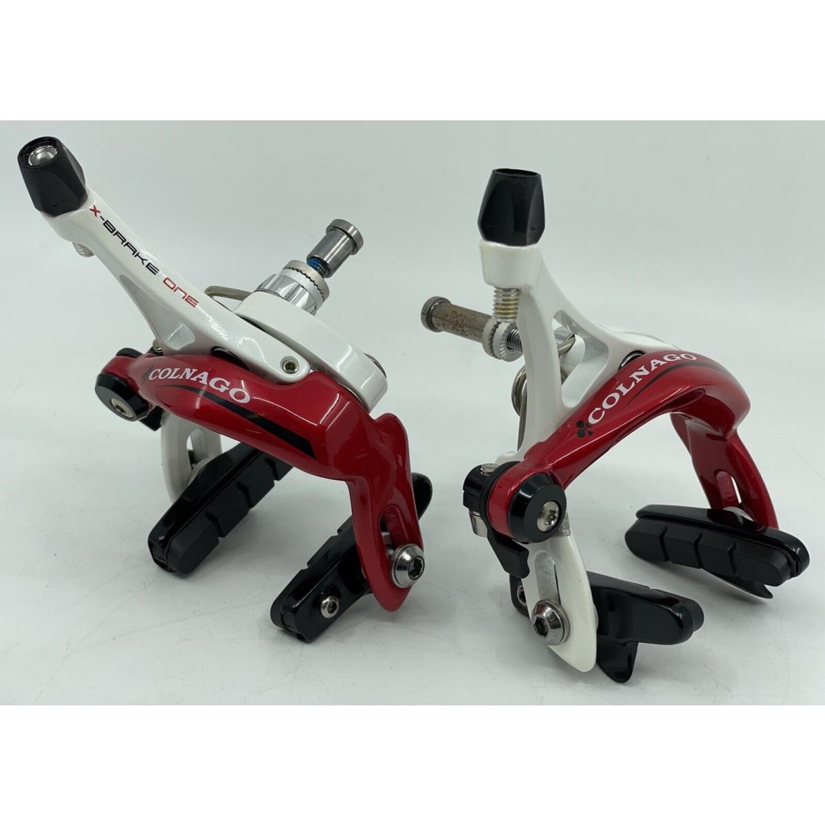 Colnago X-brake One Red White Front Rear Brake Caliper Set Oem Packaging