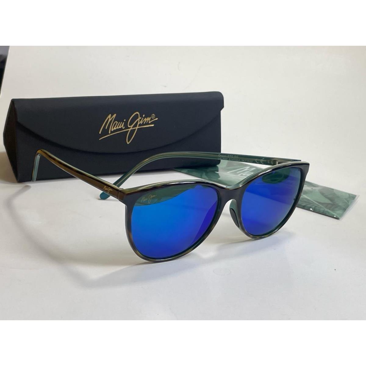 Maui Jim Ocean Polarized Sunglasses 723-10P Tortoise Blue/blue Mirror Glass