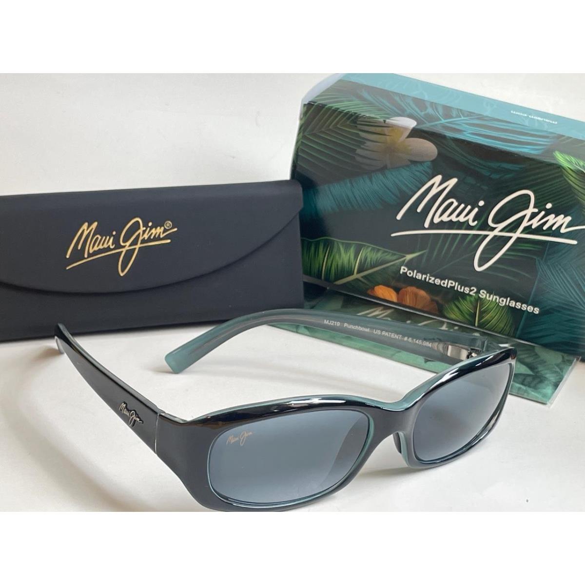 Maui Jim Punchbowl Polarized Sunglasses Black-blue/gray Glass 219-03