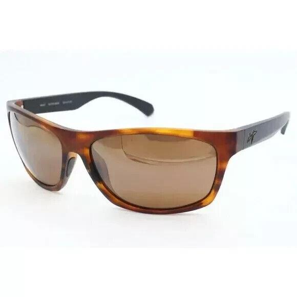 Maui Jim Tumbleland MJ 770-10CM Wrap Havana Sunglasses Brown Polarized