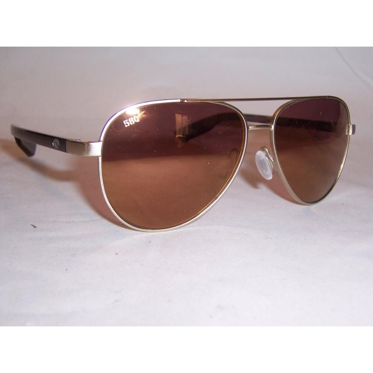 Costa Del Mar Sunglasses Peli 4002 Gold/gold Mirror 580G Polarized